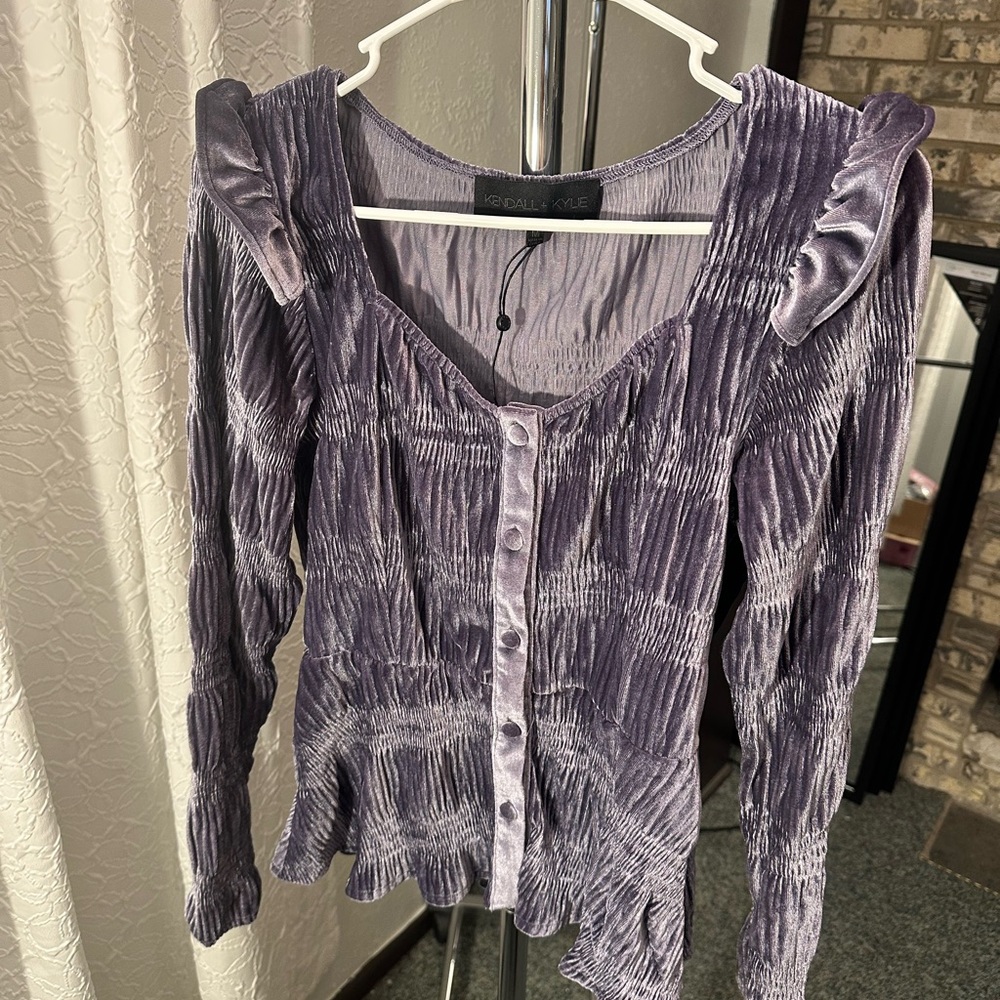 Kendall & Kylie velvet top and Bundle